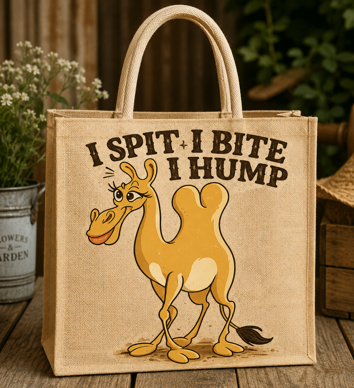 Camel I Spit High Back