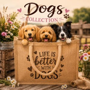 Dog Jute Bags