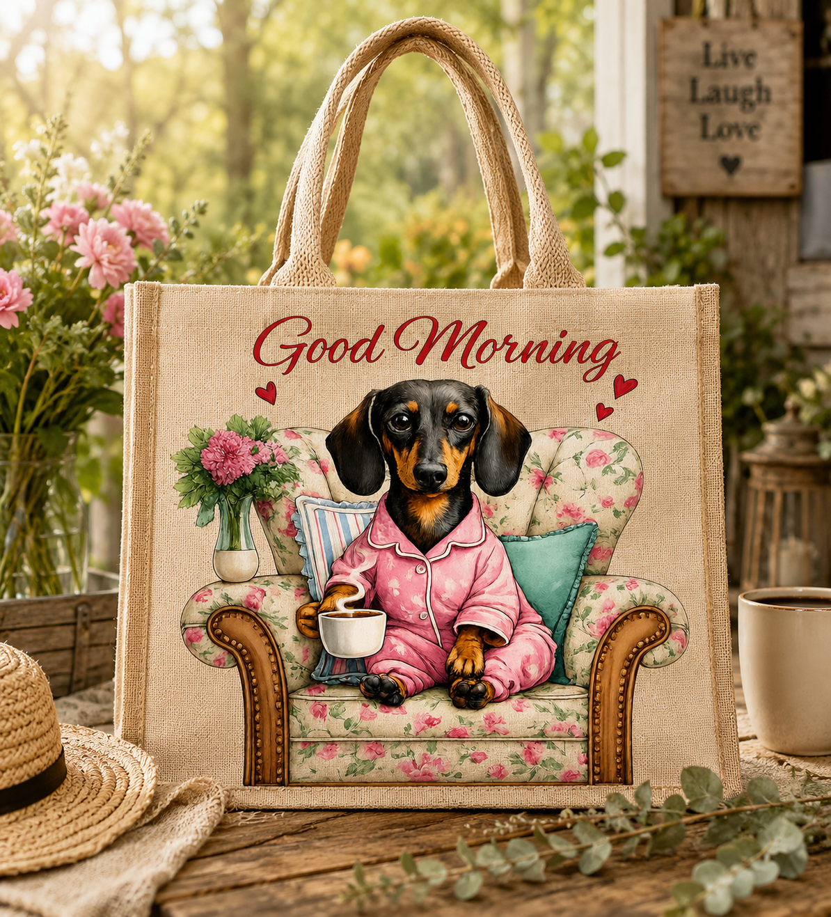 Dachshund in PJ's