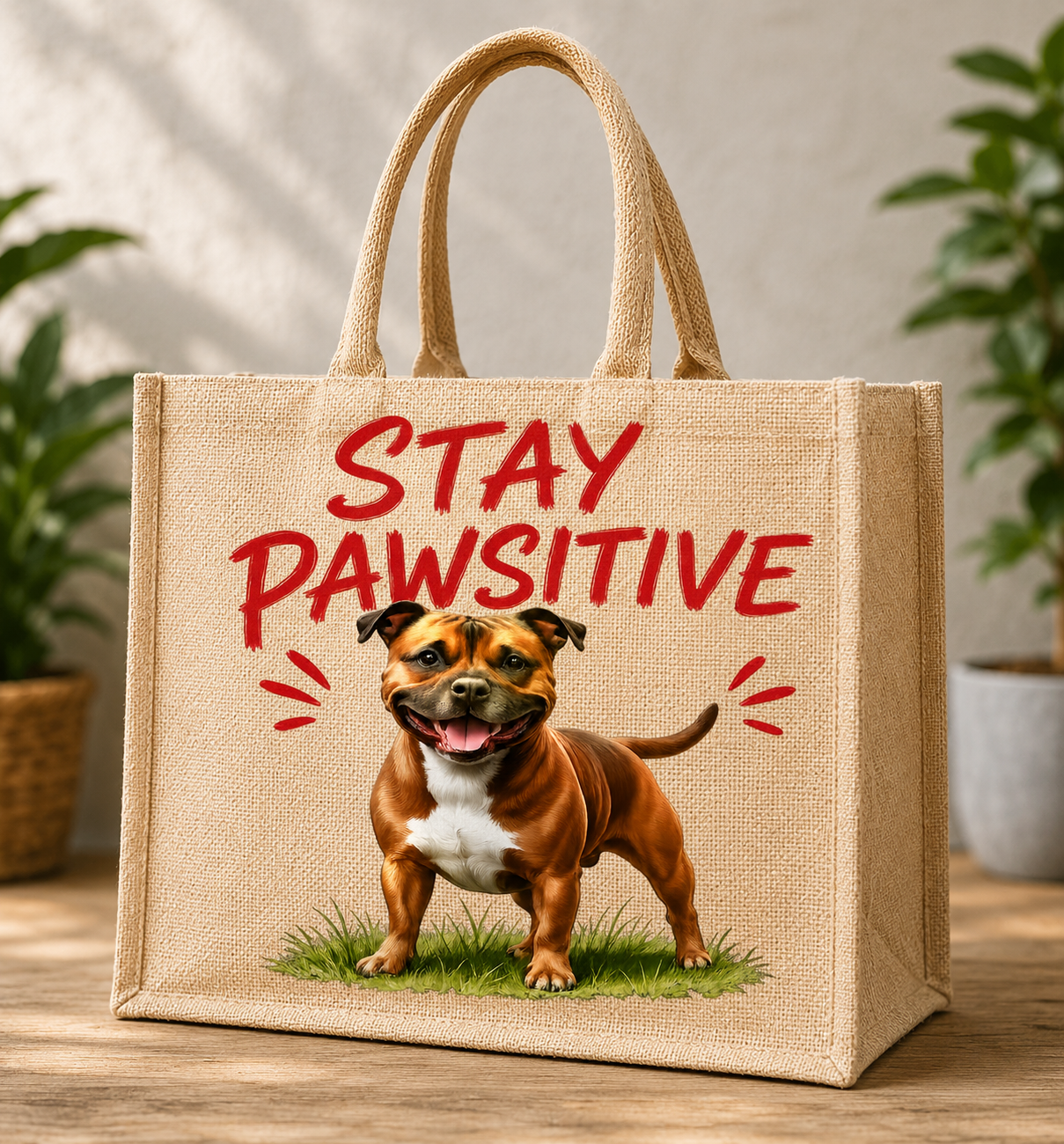 Staffy Stay Positive