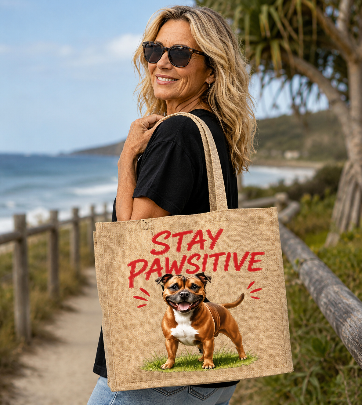 Staffy Stay Positive - Image 5