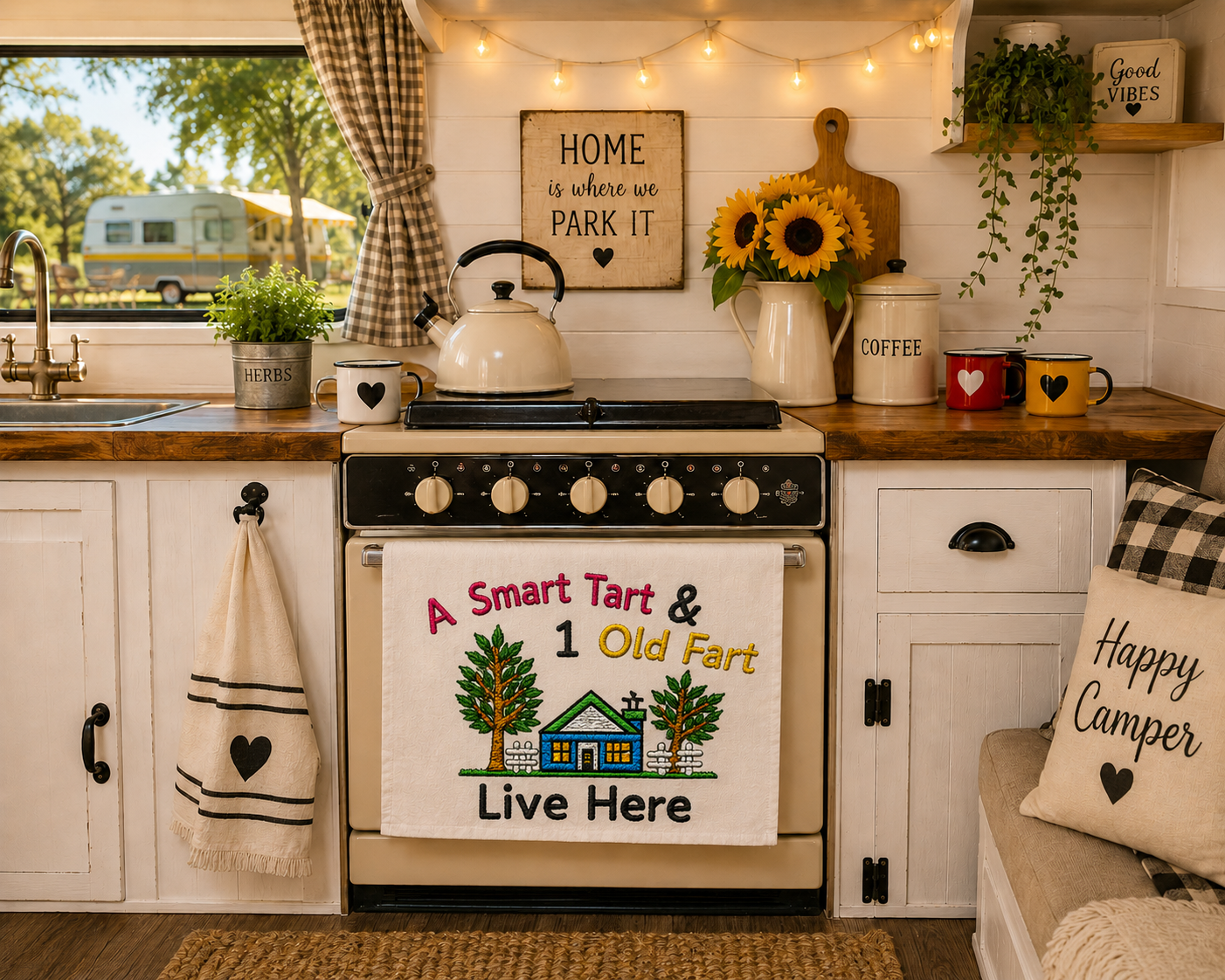 Smart Tart House Tea Towel