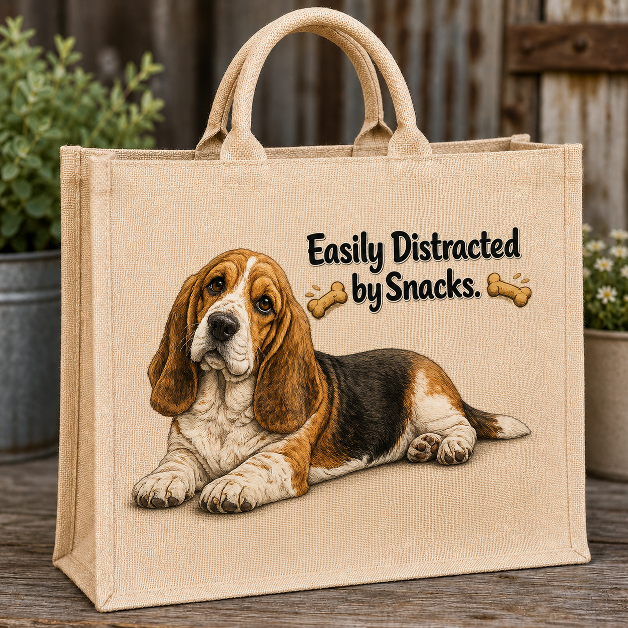 Bassett Easily Distracted